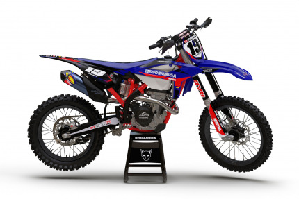 Motocross Graphics For Beta Supercross Blue