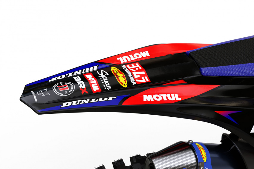Motocross Graphics For Beta Supercross Blue Tail