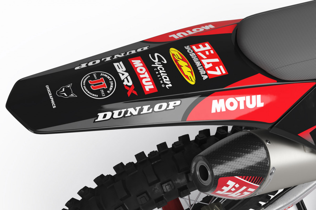 GasGas COMPETITION Graphics Kit Grey – OMXGraphics