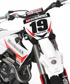 Motocross Graphics For Husqvarna Competition White Front