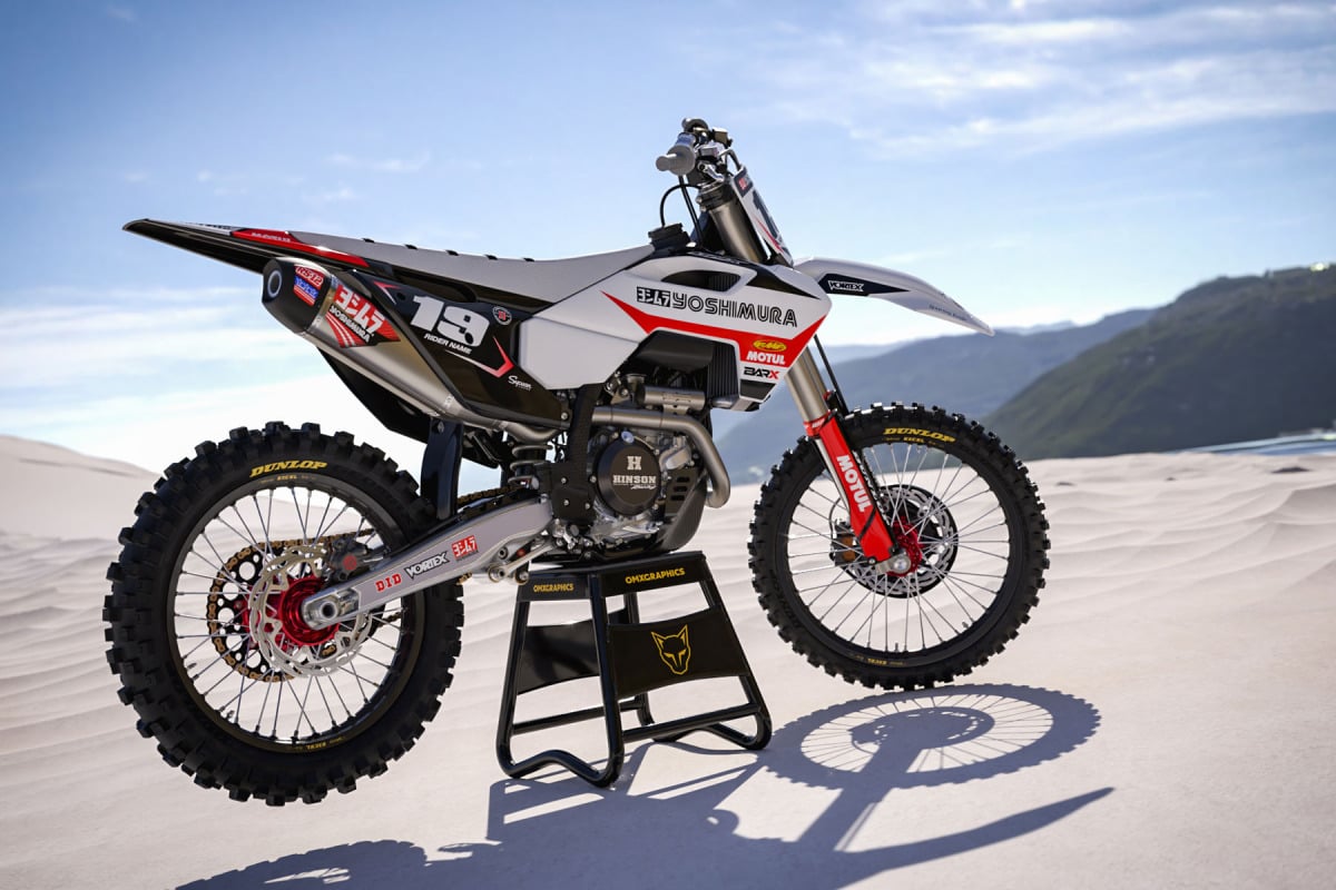 husqvarna dirt bike graphic