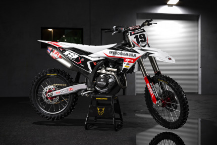 Motocross Graphics For KTM Supercross White Promo