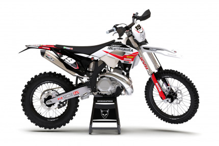 Motocross Graphics For Sherco Competition White