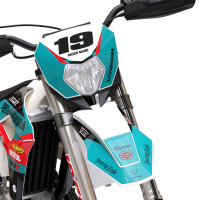 Motocross Graphics For Sherco Supercross Teal Front
