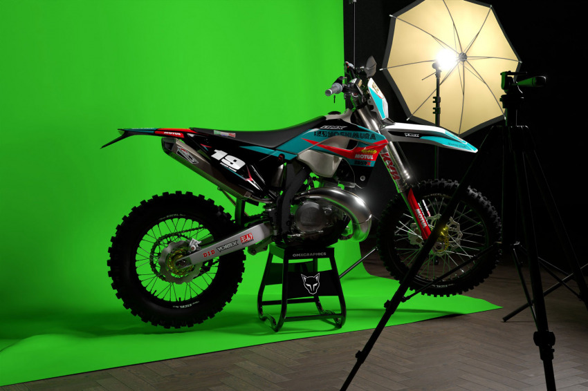 Motocross Graphics For Sherco Supercross Teal Promo