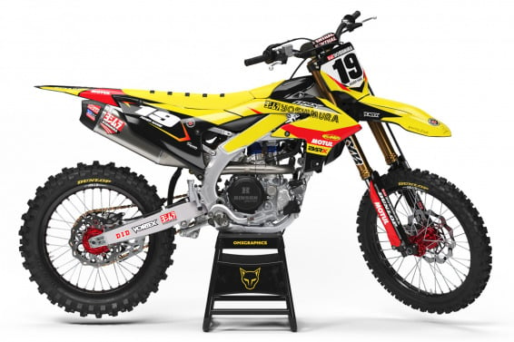 Motocross Graphics For Yamaha Supercross Yellow