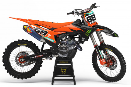 Mx Graphics For KTM Monster Black