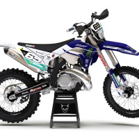 Mx Graphics For Sherco Energy Blue
