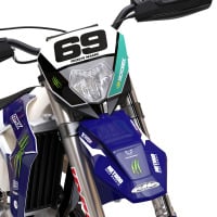 Mx Graphics For Sherco Energy Blue Front