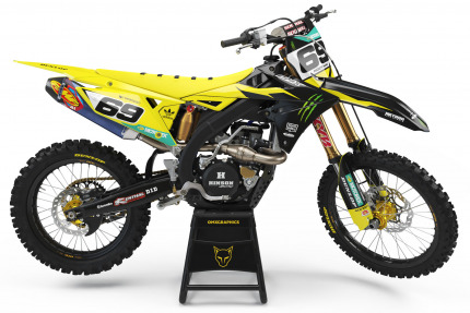 Mx Graphics For Suzuki Energy Yellow