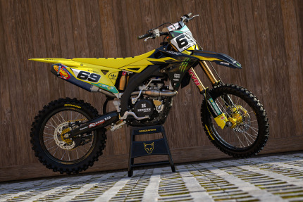 Mx Graphics For Suzuki Energy Yellow Photo