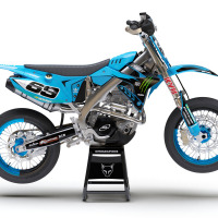 Mx Graphics For TM Racing Energy Blue
