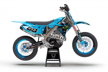 Mx Graphics For TM Racing Energy Blue