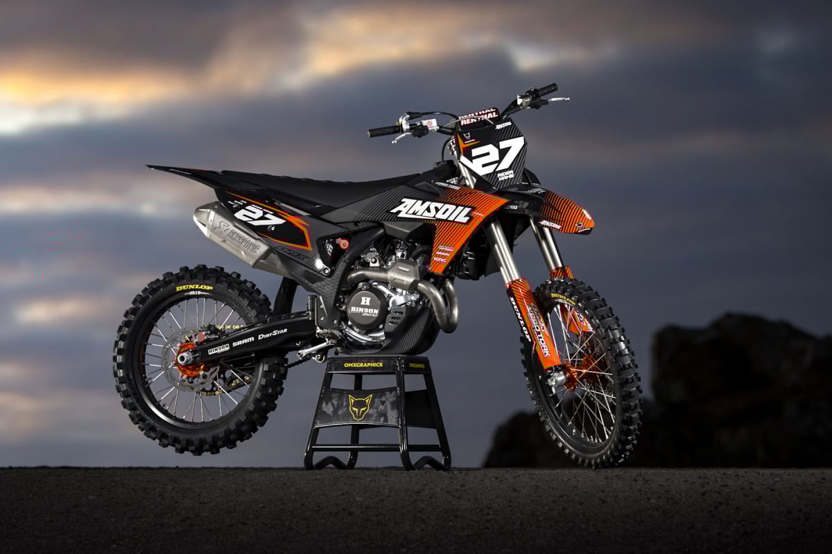 Best Quality KTM 250 SX-F Graphics Kit Throttle