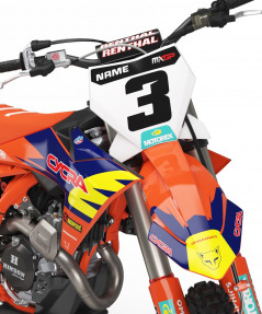 KTM Stock Graphics Kit Front