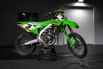 Best quality Kawasaki KXF450 Graphics Kit 'Stock'