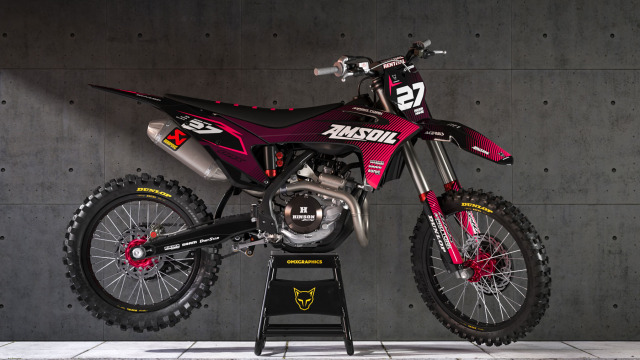 GasGas MC EX EX Graphics Kit Throttle Promo