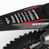 Quality Dirt Bike Graphics Kit For GasGas EX 300 Tail