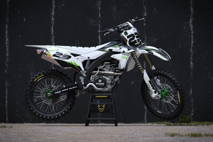 Kawasaki KXF KX 250 100 Mx Graphics Kit Promo