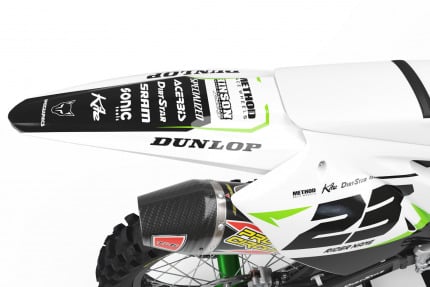 Kawasaki KXF KX 250 100 Mx Graphics Kit Tail