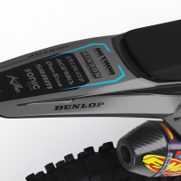 Motocross Graphics Kit For KTM SX XC Holeshot Grey Tail