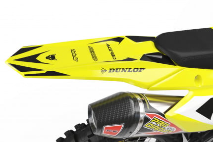 Suzuki Blast Mx Graphics Kit Yellow Tail