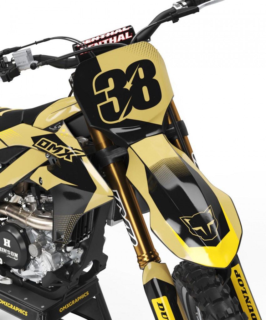 Dirt Bike Graphics for Yamaha Blast Sand Front