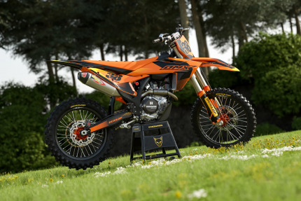 KTM Blast Mx Graphics Kit Orange Promo