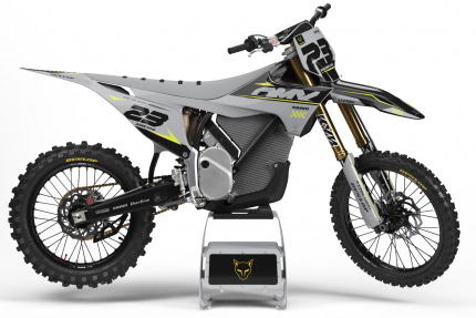 Graphics Kit for Stark Varg Holeshot Grey