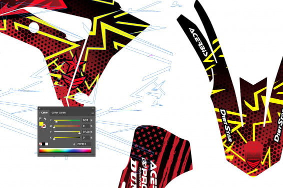 Design my own motocross graphics