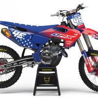 Dirt Bike Graphics Kit USA Husqvarna