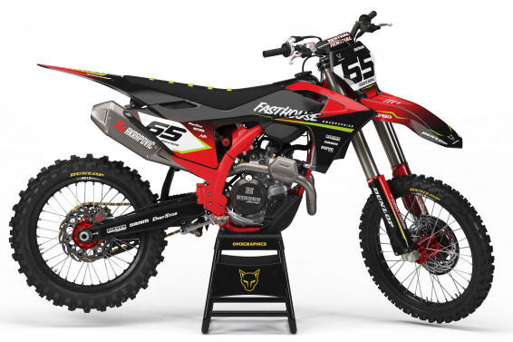 Custom Dirt Bike Graphics Kit for GasGas Reckless