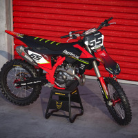 Custom Dirt Bike Graphics Kit for GasGas Reckless Promo