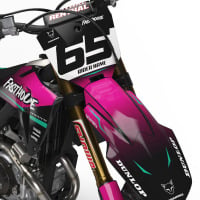 Custom Dirt Bike Graphics Kit for Honda Reckless 2 Front