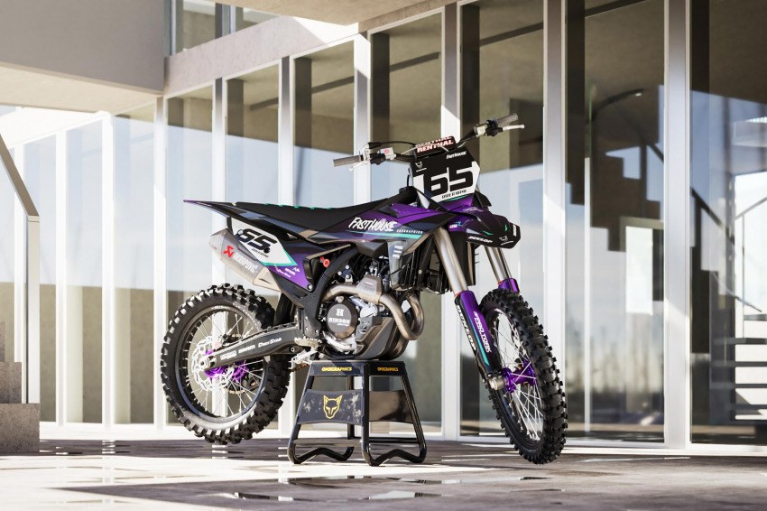 Custom Dirt Bike Graphics Kit for KTM Reckless 2 Promo