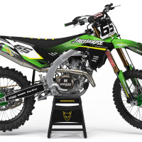 Custom Dirt Bike Graphics Kit for Kawasaki Reckless