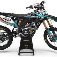 Custom Dirt Bike Graphics Kit for Suzuki Reckless 2