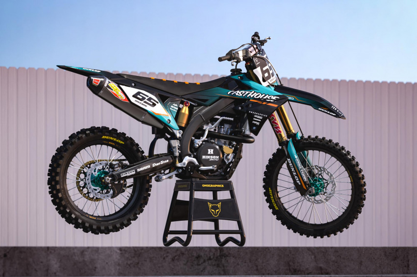 Custom Dirt Bike Graphics Kit for Suzuki Reckless 2 Promo