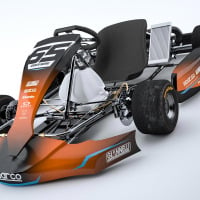 Custom Go Kart Graphics Kit Reckless Orange