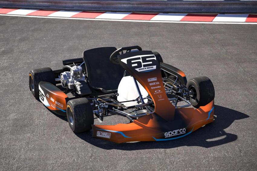 Custom Go Kart Graphics Kit Reckless Orange Promo