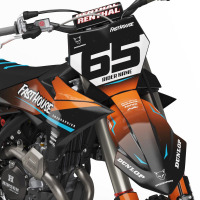 Dirt Bike Graphics Kit for KTM Reckless Front