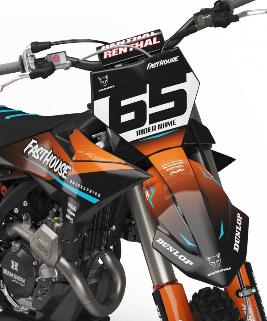 Dirt Bike Graphics Kit for KTM Reckless Front