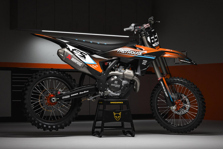 Dirt Bike Graphics Kit for KTM Reckless Promo