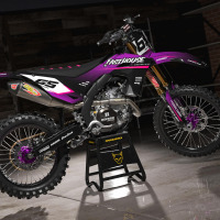 Dirt Bike Graphics Kit for Kawasaki Reckless 2 Promo Picture