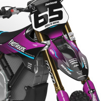 Dirt Bike Graphics Kit for Stark Varg Reckless Front