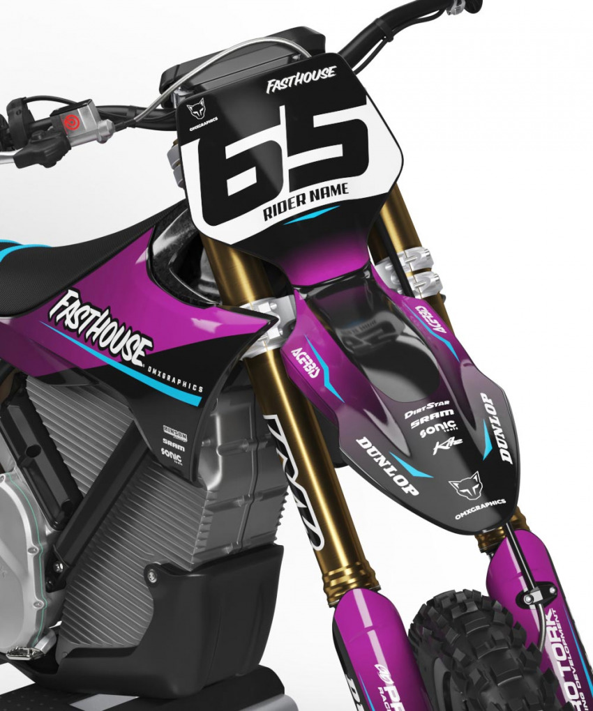 Dirt Bike Graphics Kit for Stark Varg Reckless Front