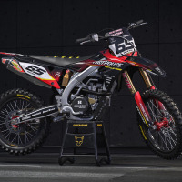 Dirt Bike Graphics Kit for Suzuki Reckless Promo Picture