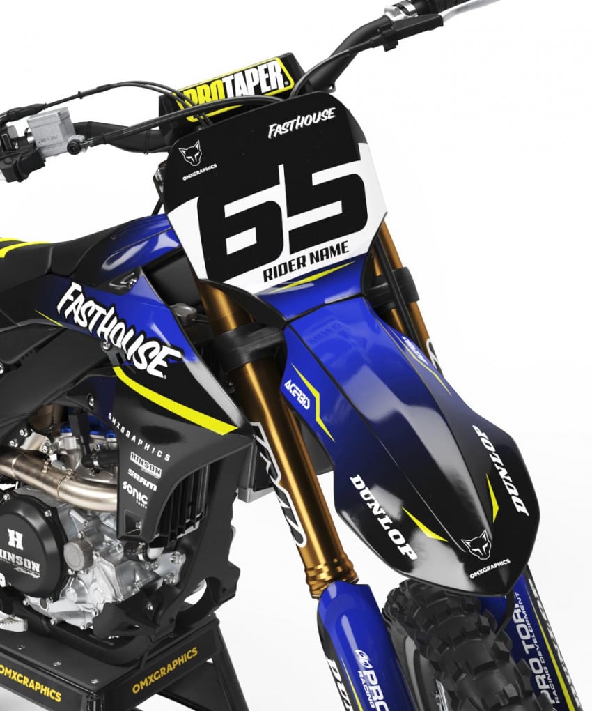 Dirt Bike Graphics Kit for Yamaha Reckless Front