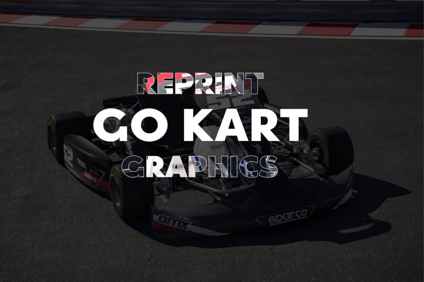 Karting With Reprinted Go Kart Graphics