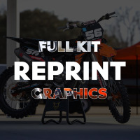 You can reprint full kit dirt bike graphics at a lower price